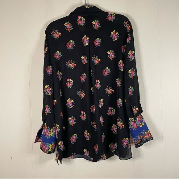 Kobi Halperin Bailey Silk Floral Button Down Shirt - Picture 5 of 8